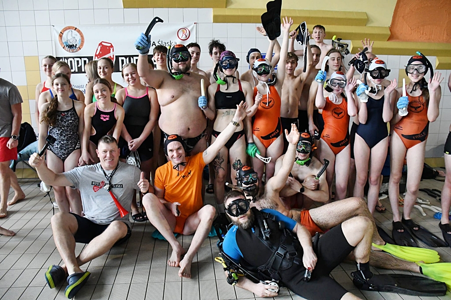 Hokej pod wodą Walenie Siemianowice Śląskie Finał WOŚP w Rudzie Śląskiej 25 I 2026